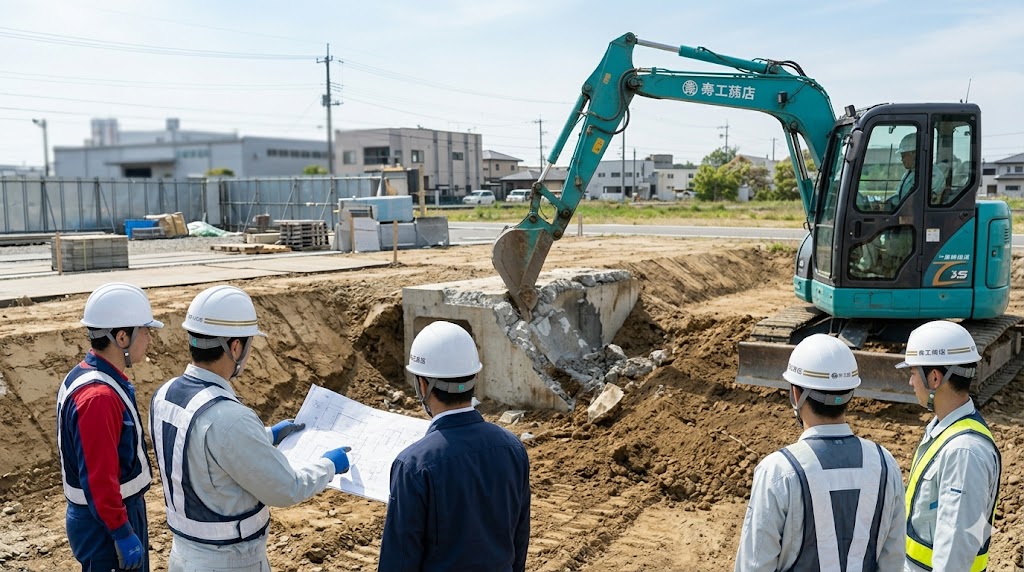 【技術・利便性】解体から土木まで「一貫施工」だからこその圧倒的スムーズさ