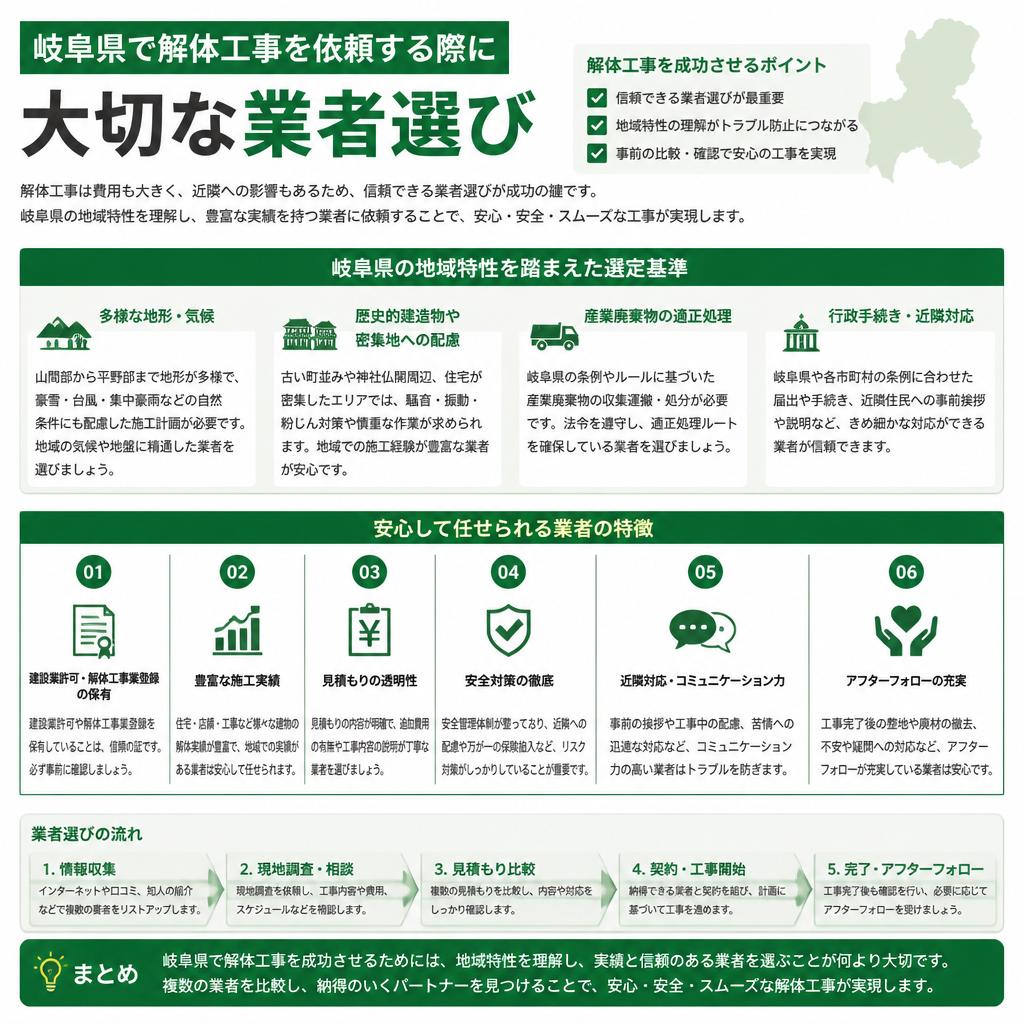 信頼の業者選び
