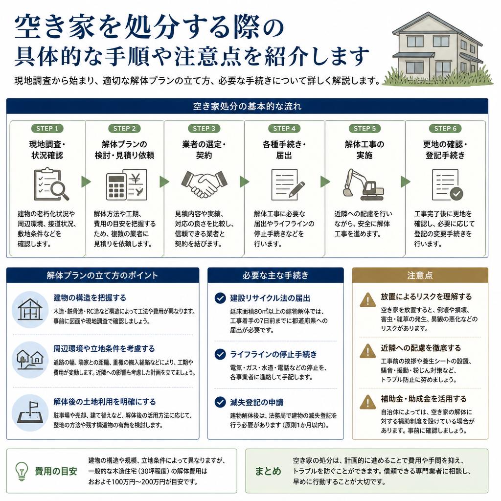 賢い空き家の処分方法