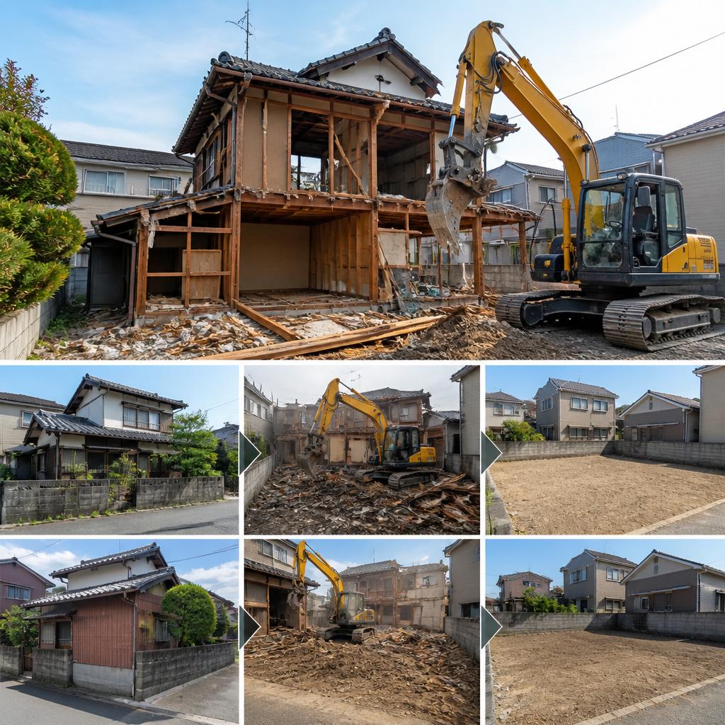 岐阜市の目立つ空き家撤去の事例