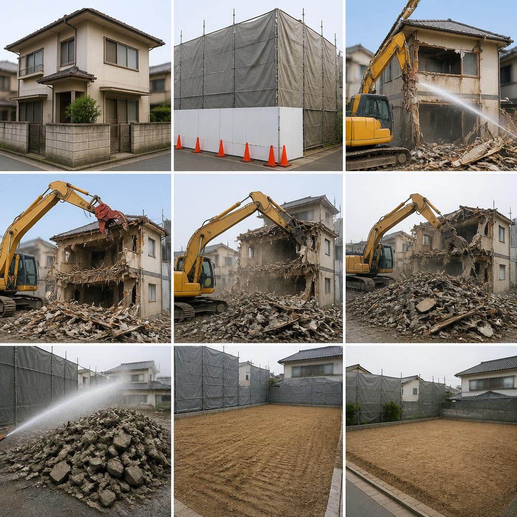 解体工事の流れ