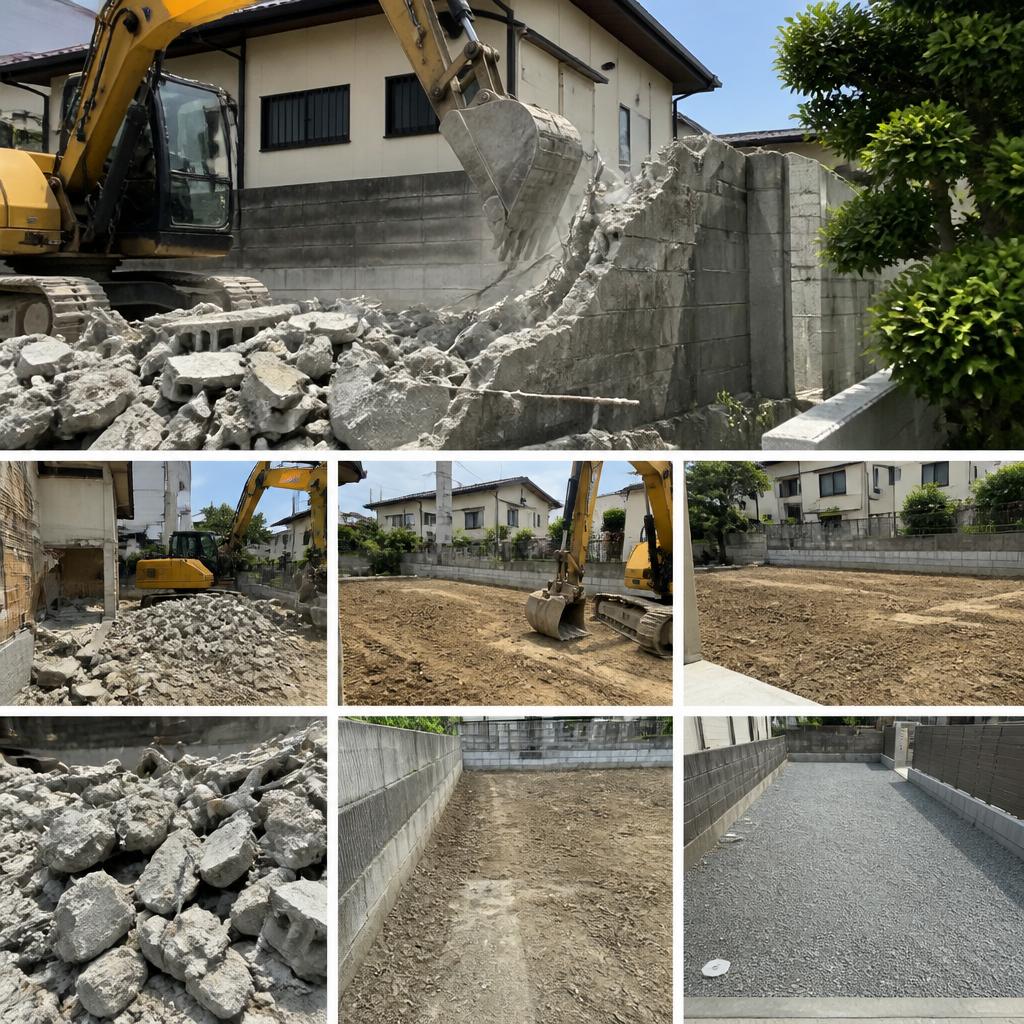 2. 解体工事で新たなスタートを切る
